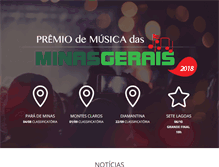 Tablet Screenshot of premiodemusicaminas.com.br